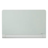 Nobo Lavagna magnetica bianca in vetro Diamond con angoli arrotondati 993x559 (Nobo 1905191 Impression Pro Glass Magnetic Whiteboard 1000x560mm)