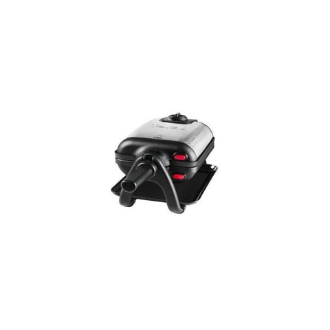 Tefal WM756D 2waffle 1200W Nero, Acciaio inossidabile piastra per waffle