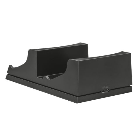 TRUST GXT 235 DUO CHARGING DOCK PER PS4 RICARICA FINO A 2 CONTROLLER ORIGINALI COLORE NERO