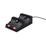 TRUST GXT 235 DUO CHARGING DOCK PER PS4 RICARICA FINO A 2 CONTROLLER ORIGINALI COLORE NERO