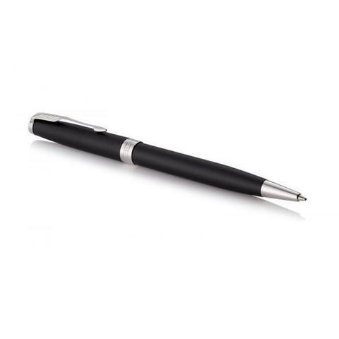 PARKER SONNET MATT BLACK CT PENNA A SFERA PUNTA TONDA 1 mm INCHIOSTRO NERO CONFEZIONE REGALO