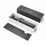 PARKER IM PENNA ROLLER INCHIOSTRO NERO PUNTA FINE IN SCATOLA REGALO COLORE MARRONE/SILVER