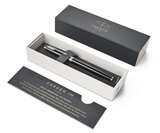 PARKER IM BLACK CT PENNA STILOGRAFICA INCHIOSTRO BLU PUNTA TRIANGOLARE MEDIA CONF REGALO