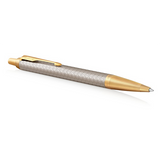 PARKER 1931687 IM PREMIUM PENNA A SFERA PUNTA MEDIA E RICARICA INCHIOSTRO BLU WARM SILVER/GOLD