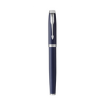 PARKER IM PENNA ROLLER INCHIOSTRO NERO PUNTA FINE IN SCATOLA REGALO COLORE BLU/SILVER