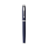 PARKER IM PENNA ROLLER INCHIOSTRO NERO PUNTA FINE EN SCATOLA REGALO COLORE BLU/PLATA 