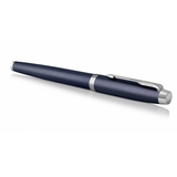 PARKER IM PENNA ROLLER INCHIOSTRO NERO PUNTA FINE EN SCATOLA REGALO COLORE BLU/PLATA 