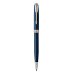 PARKER SONNET BLUE LACQUER PENNA A SFERA PUNTA MEDIA INCHIOSTRO NERO