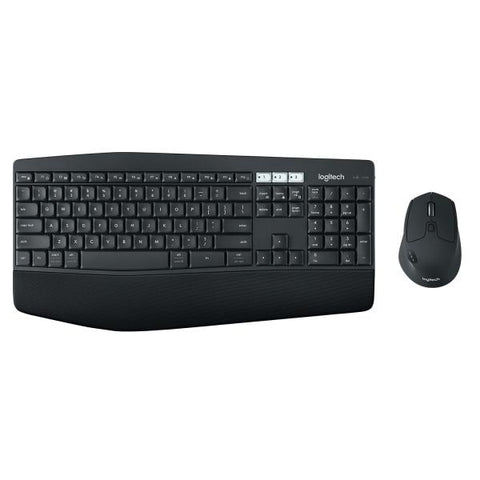 LOGITECH MK850 KIT TASTIERA E MOUSE WIRELESS LAYOUT TEDESCO QWERTZ CON POGGIAPOLSI INTEGRATO NERO