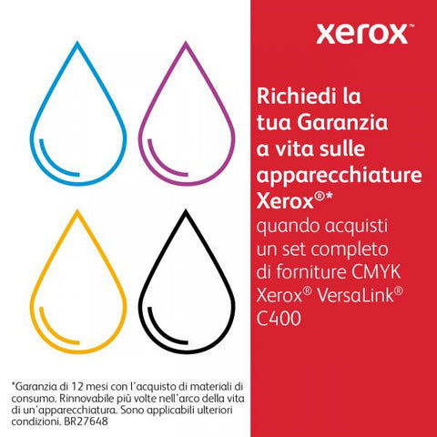 XEROX TONER MAGENTA ALTA CAPACITA' PER VERSALINK C400 / C405 8.000 PAGINE