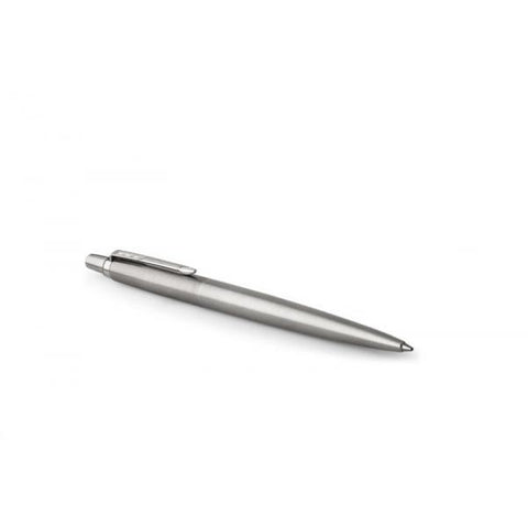 PARKER JOTTER STAINLESS STEEL PENNA A SFERA A SCATTO BLU PUNTA TONDA 1mm RICARICABILE
