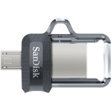 SANDISK ULTRA DUAL DRIVE M3.0 CHIAVETTA USB 3.0/MICRO USB 256GB COLORE GRIGIO