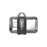 SANDISK ULTRA DUAL DRIVE M3.0 CHIAVETTA USB 3.0/MICRO USB 256GB COLORE GRIGIO