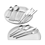 Esmeyer 142-034 servizio da tavola Acciaio inossidabile, Bianco 30 pezzo(i)