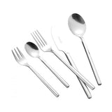 Esmeyer 142-034 servizio da tavola Acciaio inossidabile, Bianco 30 pezzo(i)