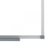 Nobo Lavagna bianca magnetica in acciaio Basic 600x450 con bordo basico (Nobo 1905209 Essence Steel Magnetic Whiteboard 600 x 450mm)