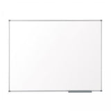 Nobo Lavagna bianca magnetica in acciaio Basic 600x450 con bordo basico (Nobo 1905209 Essence Steel Magnetic Whiteboard 600 x 450mm)