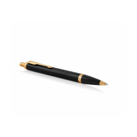 PARKER IM PENNA A SFERA INCHIOSTRO BLU PUNTA MEDIA CONF. REGALO COLORE BLACK/GOLDEN