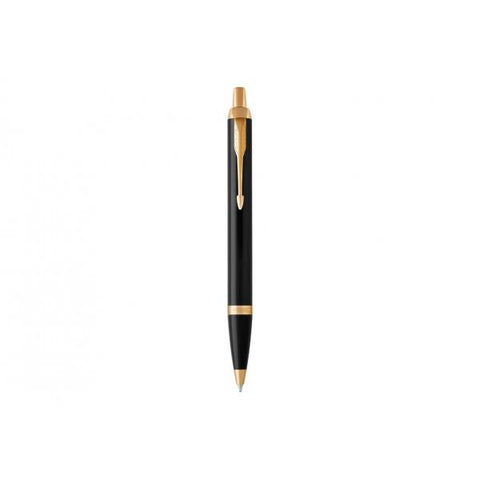 PARKER IM PENNA A SFERA INCHIOSTRO BLU PUNTA MEDIA CONF. REGALO COLORE BLACK/GOLDEN