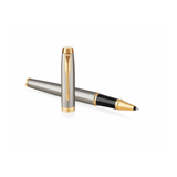 PARKER IM PENNA ROLLER INCHIOSTRO NERO PUNTA FINE IN SCATOLA REGALO COLORE SILVER/GOLD