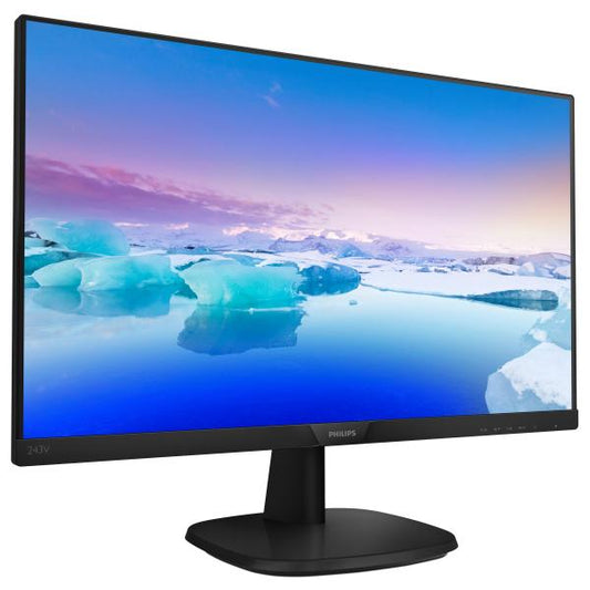 PHILIPS 243V7QDSB 23.8" LED IPS FORMATO 16:9 CONTRASTO 1.000:1 1xVGA 1xHDMI 1xDVI COLORE NERO GARANZIA ITALIA