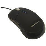 MEDIACOM 100/MEB32 MOUSE STANDARD OTTICO INTERFACCIA USB/PS2 800 DPI COLORE NERO