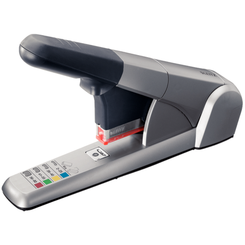 LEITZ 5551 CUCITRICE DA TAVOLO HEAVY DUTY CAPACITA SI CUCITURA 80 FOGLI 210 PUNTI NR K6/K10/K12 ARGENTO