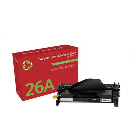 Toner rigenerato Everyday di Xerox Mono compatibile con HP 26A [CF226A], Capacit standard (BLACK TONER CARTRIDGE HP 26A - OEM CF226A)