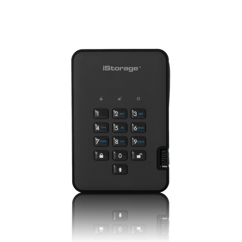 iStorage diskAshur 2 disco rigido esterno 1000 GB Nero