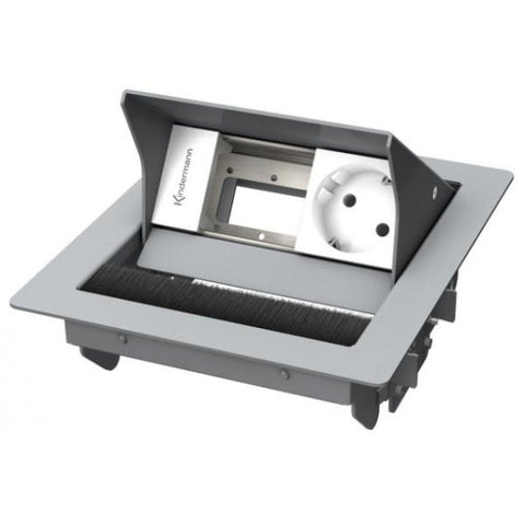 Kindermann 7492000031 Tipo F Grigio, Bianco cassetta di scarico