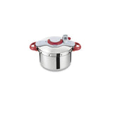 Tefal Clipsominut Perfetct 6L 6L Rosso, Acciaio inossidabile