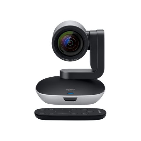 Logitech 960-001186 telecamera per videoconferenza Nero, Grigio 30 fps (Logitech Webcam PTZ Pro 2 Conference Cam 1080p)