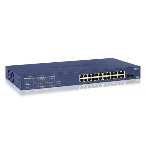 Netgear GS724TP Gestito L2/L3/L4 Gigabit Ethernet (10/100/1000) Supporto Power over Ethernet (PoE) 1U Nero, Grigio