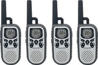 Stabo freecomm 400 II 4er Funkkoffer - Walkie-Talkie-Set 16 Kanle bis 10 km Reichweite (20444)