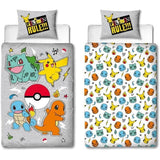 Set di copripiumino Pokémon Grigio Ala francese 2 Pezzi
