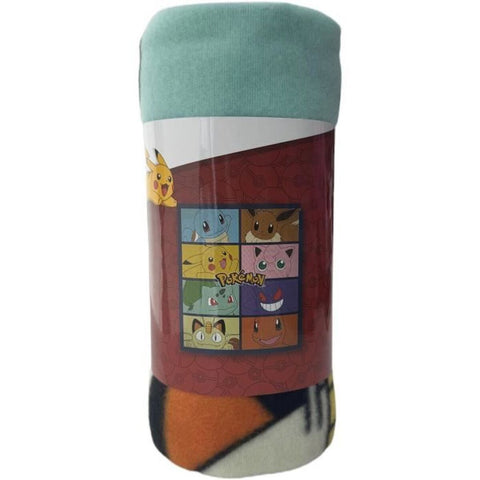 Coperta Pokémon 12 x 10 x 24 cm Multicolore animali