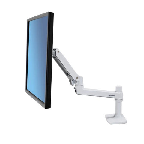 Ergotron 45-503-216 Supporti a parete per TV 81,3 cm [32] Scrivania Bianco (LX SINGLE ARM MOUNT C-CLAMP BWT)