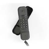 ALCATEL T06 TELEFONO A GONDOLA TASTO ULTIMA CHIAMATA MONTABILE A PARETE NERO