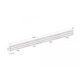 Multibrackets 3880 Accessorio per il montaggio del monitor (Multibrackets M Pro Series - Triple Screen Rail 348cm Black)