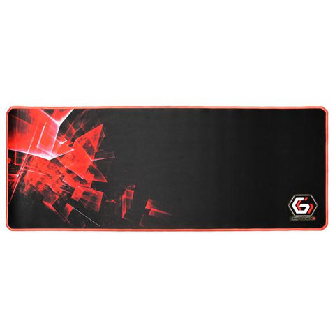 TECHMADE TAPPETINO MOUSE ANTISCIVOLO GAMING PRO EXTRA LARGE 35X90CM NERO ROSSO
