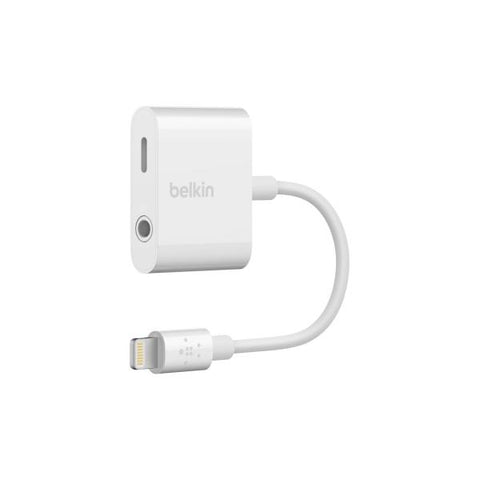 Belkin RockStar cavo per cellulare Bianco 3.5mm Lightning