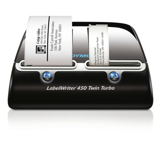 DYMO LABELWRITER 450 TWINTURBO STAMPANTE TERMICA DIRETTA PER ETICHETTE 600x300 DPI NERO ARGENTO