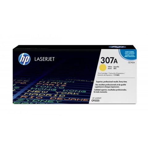 HP 307A TONER GIALLO PER STAMPANTI LASERJET (CE742A)