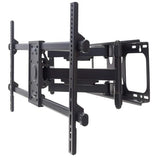 Soporte de pared Manhattan 461290 para TV de 2,29 m [90] Nero (Soporte para TV y monitor, de pared, movimiento completo, 1 pantalla, tamaños de pantalla: 37-75", negro, VESA 200x200 a 800x400 mm, máx. 75 kg, LFD, inclinación y giro con 3