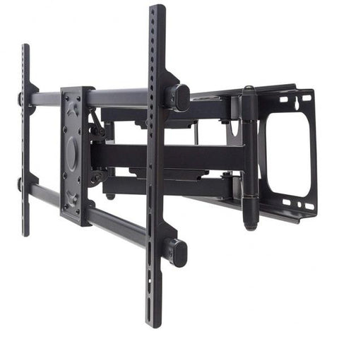 Soporte de pared Manhattan 461290 para TV de 2,29 m [90] Nero (Soporte para TV y monitor, de pared, movimiento completo, 1 pantalla, tamaños de pantalla: 37-75", negro, VESA 200x200 a 800x400 mm, máx. 75 kg, LFD, inclinación y giro con 3