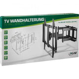 InLine Supporto parete, per TFT/LCD/LED/Plasma 152-254cm (60-100"),fino a 80kg