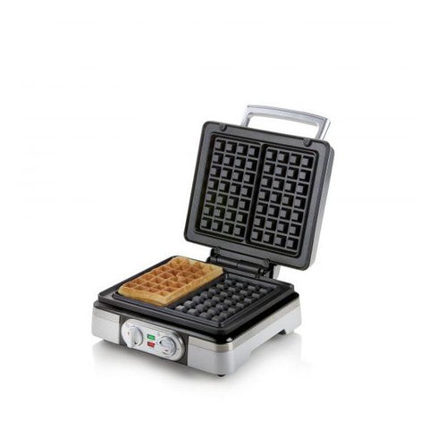 Domo DO9149W piastra per waffle 2 waffle 1400 W Argento