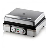 Domo DO9149W piastra per waffle 2 waffle 1400 W Argento