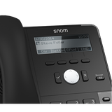 Snom D712 telefono IP Nero 4 linee (Snom VOIP Corded Desk Phone D712)