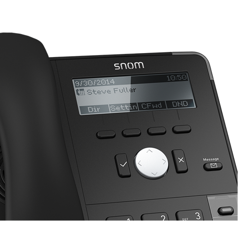 Snom D712 telefono IP Nero 4 linee (Snom VOIP Corded Desk Phone D712)